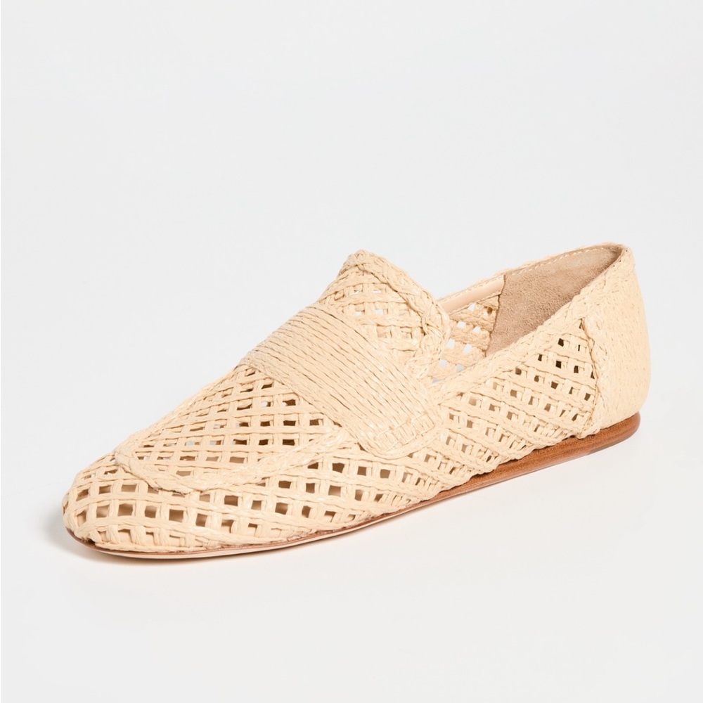 Vince Davis Raffia Flats - Picture 1 of 6